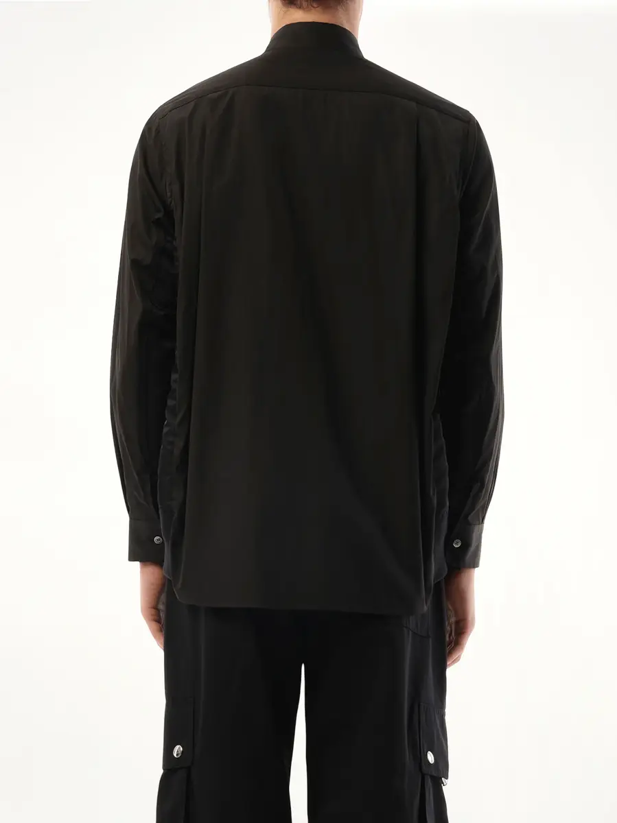 Sacai Cotton Poplin Nylon Shirt | Thumbnail 6 Sacai Cotton Poplin Nylon Shirt | Thumbnail 6