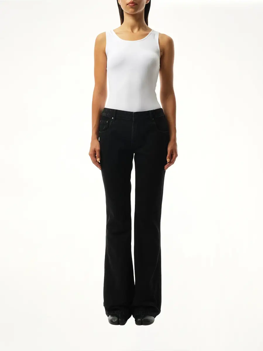 Entire Studios Slim-flared Jeans in Magnetite | Thumbnail 4 Entire Studios Slim-flared Jeans in Magnetite | Thumbnail 4