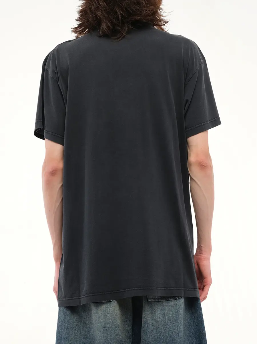 Balenciaga Getaria Oversized T-shirt in Faded Washed Black | Thumbnail 6 Balenciaga Getaria Oversized T-shirt in Faded Washed Black | Thumbnail 6