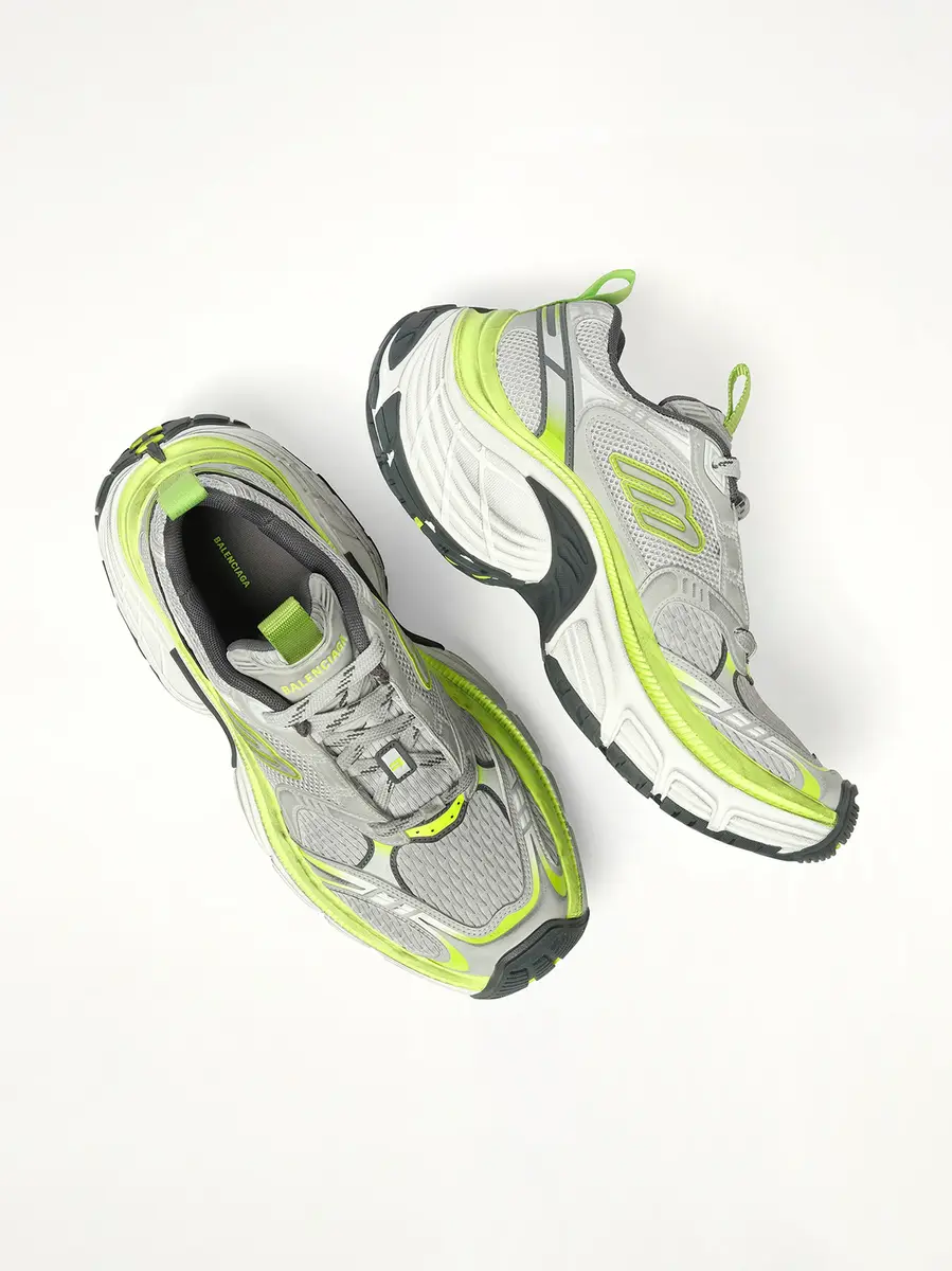 Balenciaga 6xl Sneaker in Grey/white/green/fluo Yellow Grey | Thumbnail 4