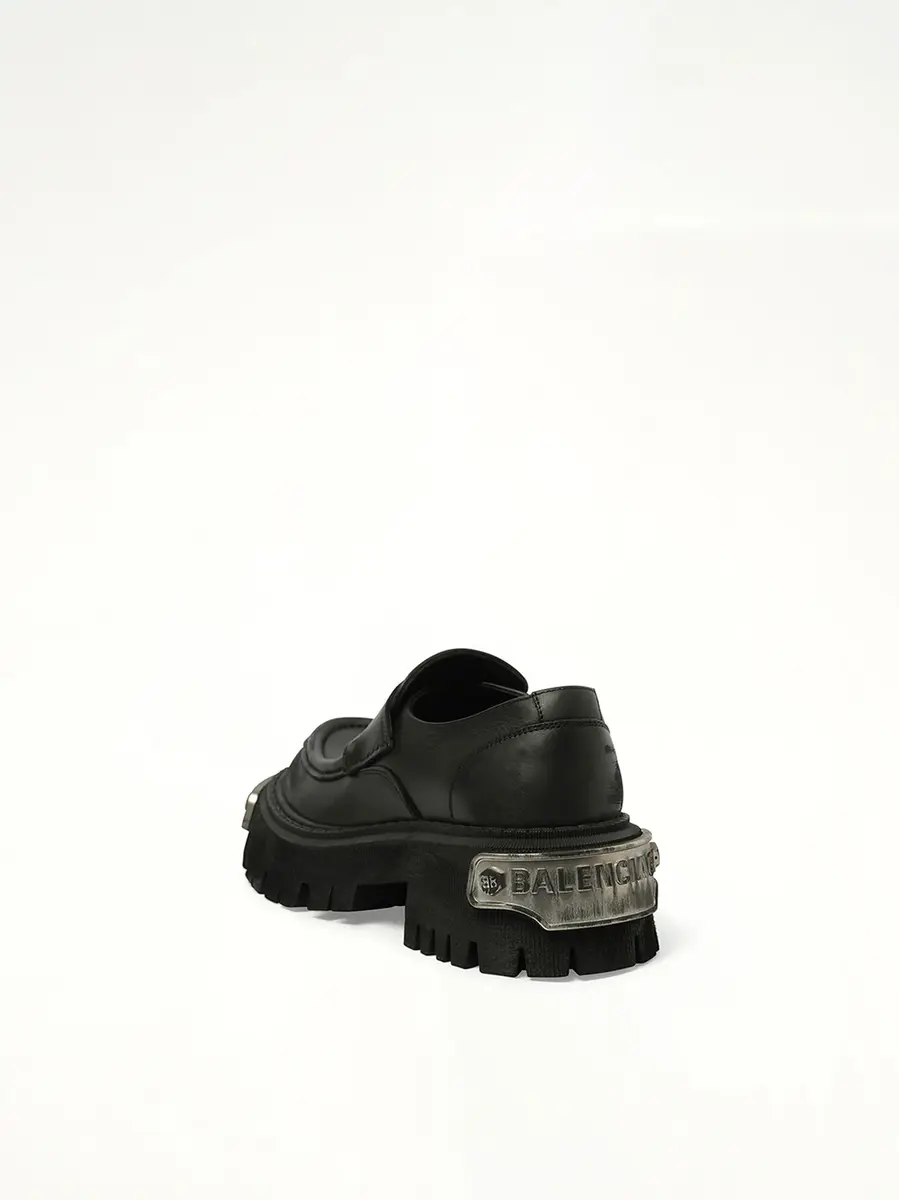 Balenciaga Tractor Loafer L20 in Black/silver Black | Thumbnail 2 Balenciaga Tractor Loafer L20 in Black/silver Black | Thumbnail 2