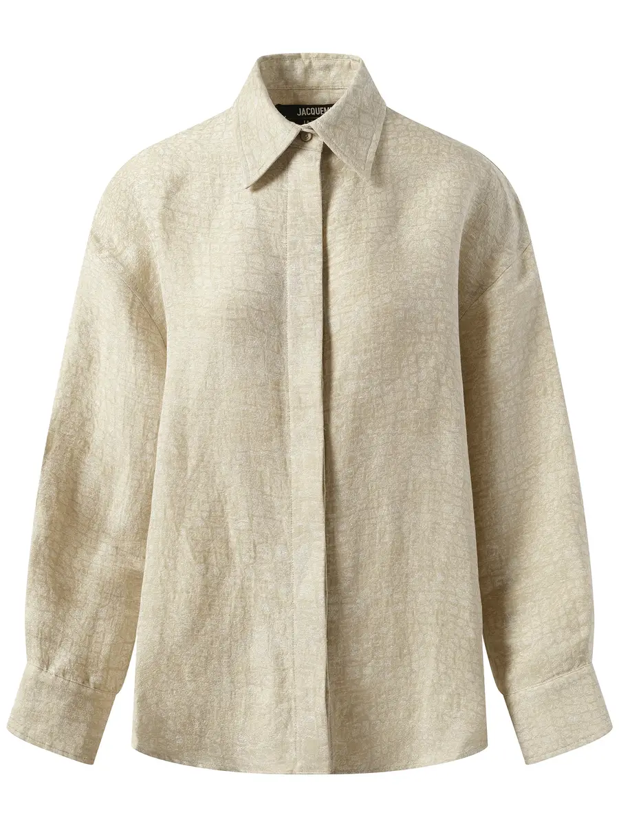 Jacquemus La Chemise Pasadena in Croco Beige | Thumbnail 3 Jacquemus La Chemise Pasadena in Croco Beige | Thumbnail 3
