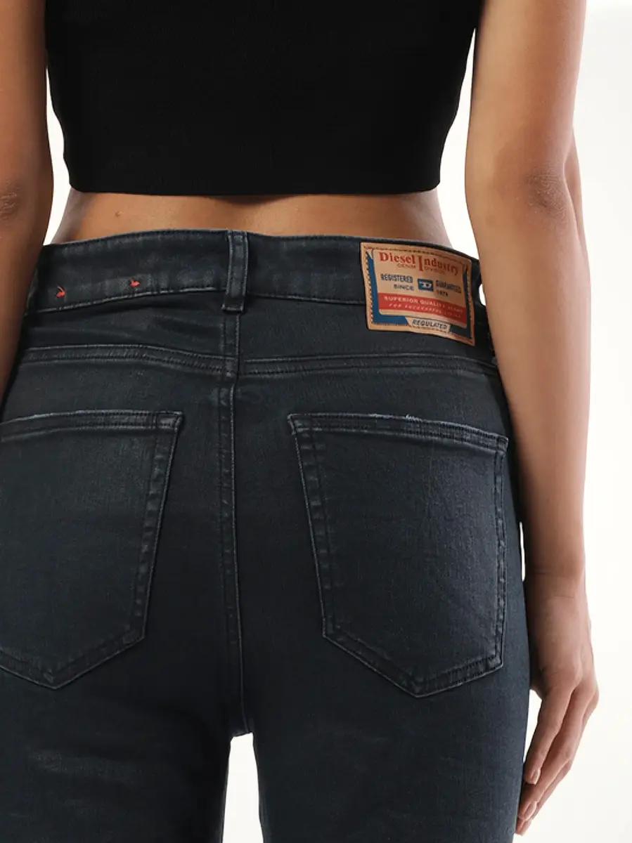 Diesel 1984 Slandy High Jeans in Washed Black | Thumbnail 2 Diesel 1984 Slandy High Jeans in Washed Black | Thumbnail 2