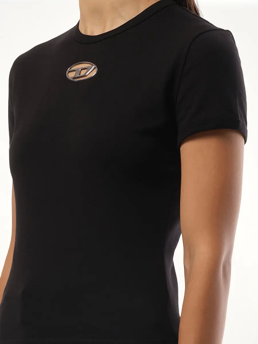 Diesel T-uncutie D Logo T-shirt | Thumbnail 2 Diesel T-uncutie D Logo T-shirt | Thumbnail 2