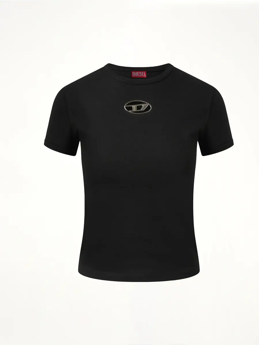 Diesel T-uncutie D Logo T-shirt | Thumbnail 3 Diesel T-uncutie D Logo T-shirt | Thumbnail 3