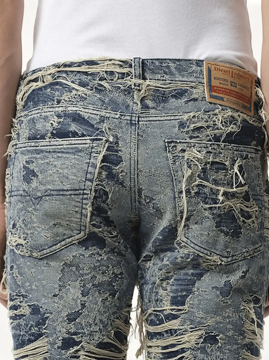 Diesel 2023 D-finitive Distressed Jeans | Thumbnail 2 Diesel 2023 D-finitive Distressed Jeans | Thumbnail 2
