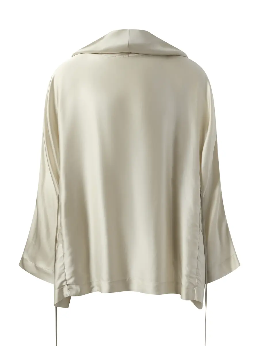 Rick Owens Hooded Tunic in Dinge | Thumbnail 3 Rick Owens Hooded Tunic in Dinge | Thumbnail 3