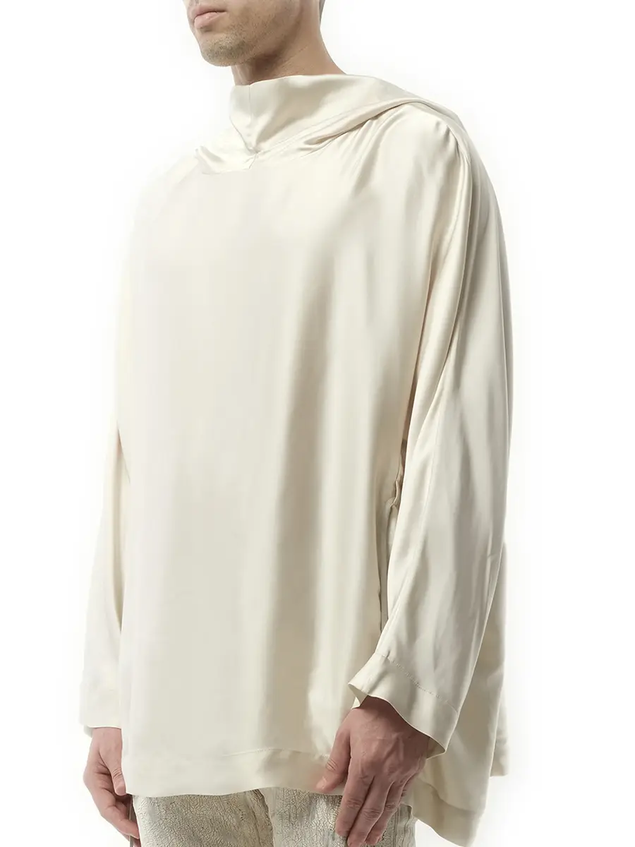 Rick Owens Hooded Tunic in Dinge | Thumbnail 5 Rick Owens Hooded Tunic in Dinge | Thumbnail 5