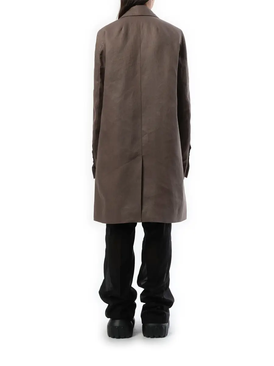 Rick Owens Officer Coat in Dust | Thumbnail 5 Rick Owens Officer Coat in Dust | Thumbnail 5