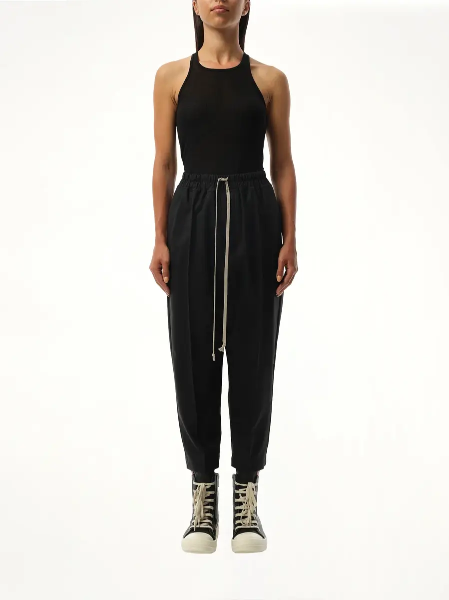 Rick Owens Drawstring Astaires Cropped Pants | Thumbnail 4 Rick Owens Drawstring Astaires Cropped Pants | Thumbnail 4