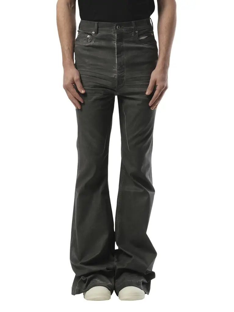 RICK OWENS DRKSHDW Bolan Bootcut in Dark Dust Brown