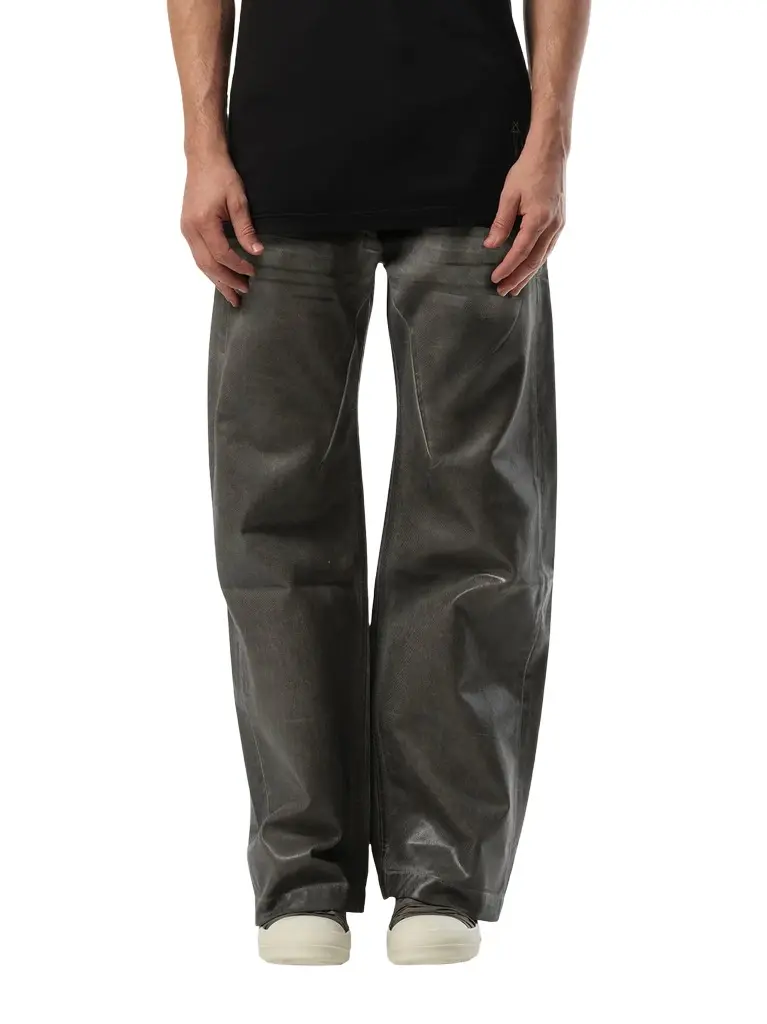 RICK OWENS DRKSHDW Geth Jeans in Dark Dust Brown