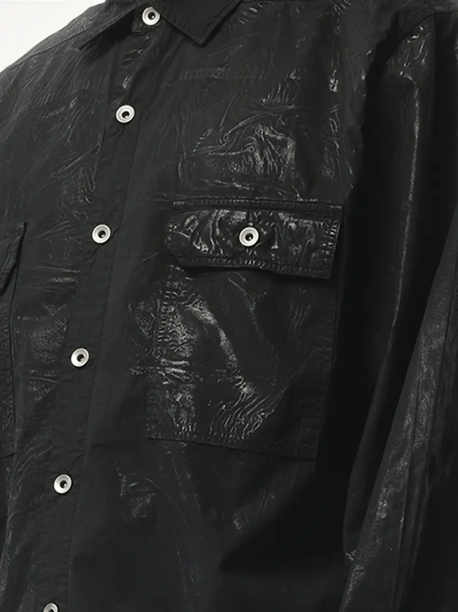 RICK OWENS DRKSHDW Denim Jumbo Outershirt | Thumbnail 2