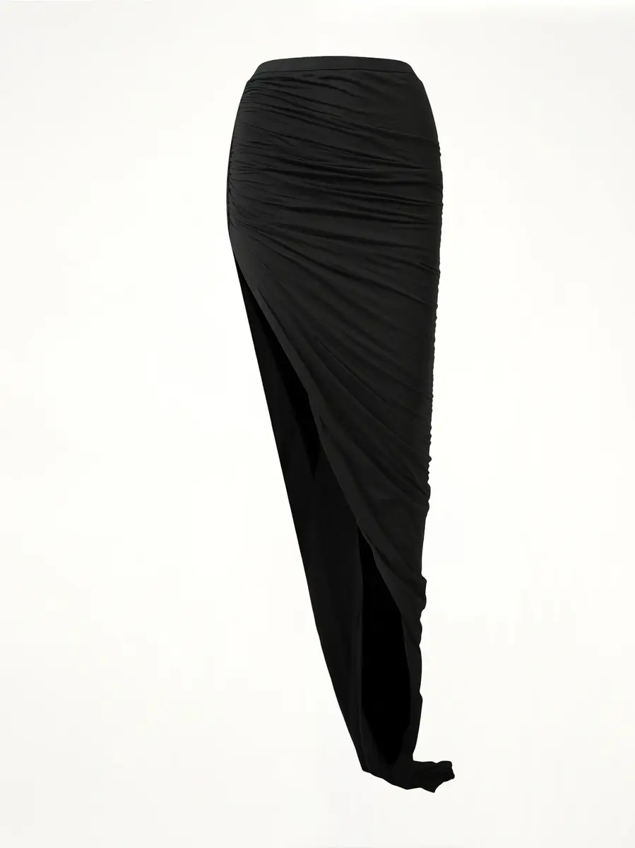 RICK OWENS DRKSHDW Edfu Long Skirt | Thumbnail 3 RICK OWENS DRKSHDW Edfu Long Skirt | Thumbnail 3