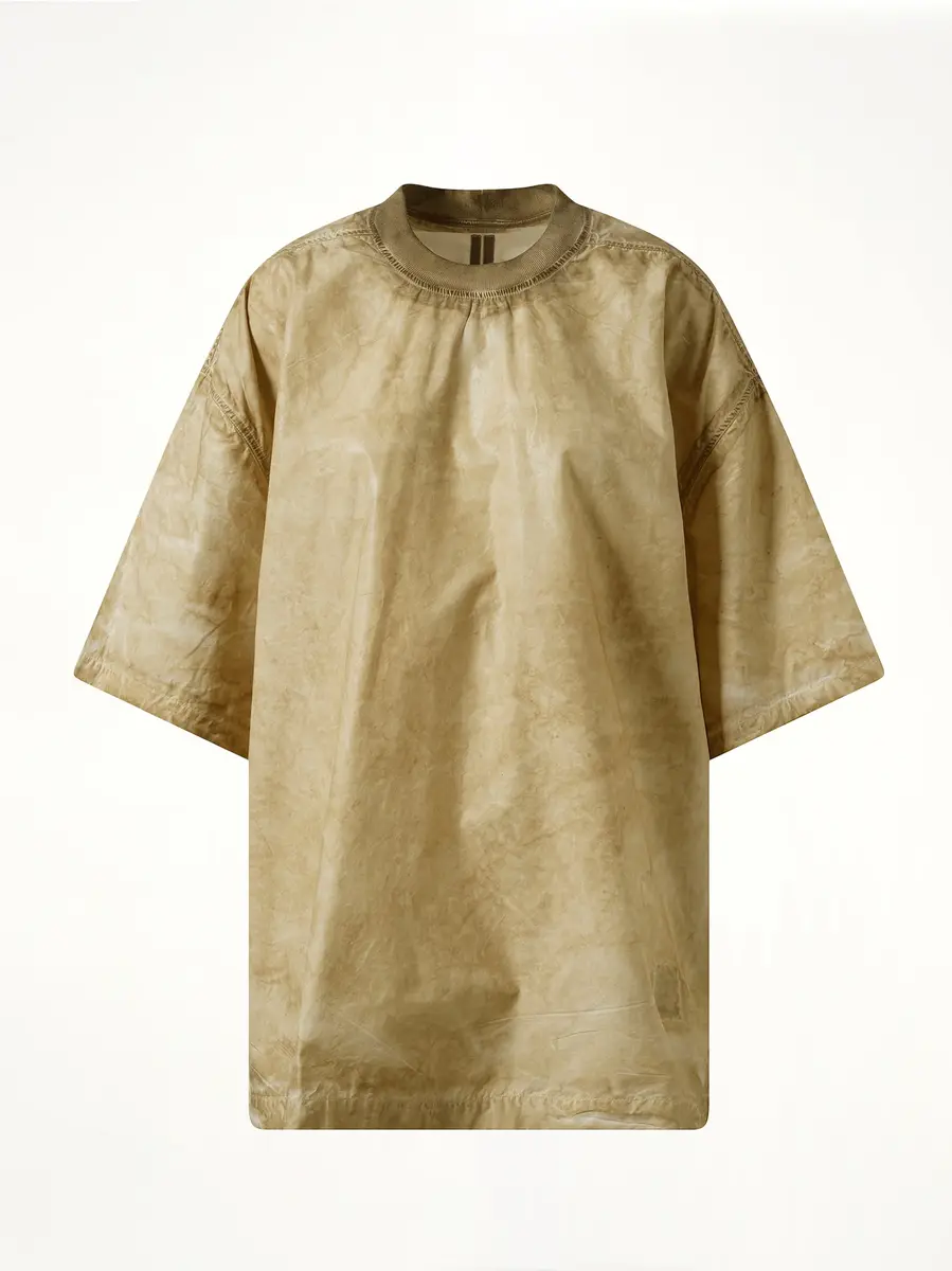 RICK OWENS DRKSHDW Tommy T-shirt in Parchment | Thumbnail 3 RICK OWENS DRKSHDW Tommy T-shirt in Parchment | Thumbnail 3