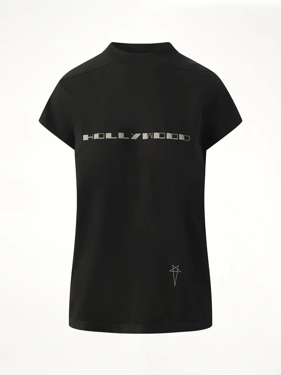 RICK OWENS DRKSHDW Hollywood Small Level T in Black/pearl | Thumbnail 3 RICK OWENS DRKSHDW Hollywood Small Level T in Black/pearl | Thumbnail 3