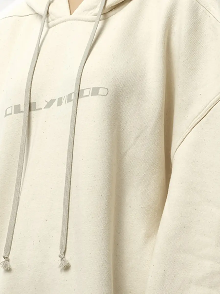RICK OWENS DRKSHDW Hollywood Peter Hoodie in Natural/pearl | Thumbnail 2 RICK OWENS DRKSHDW Hollywood Peter Hoodie in Natural/pearl | Thumbnail 2