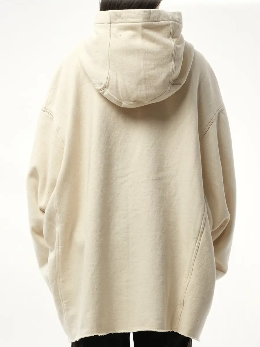 RICK OWENS DRKSHDW Hollywood Peter Hoodie in Natural/pearl | Thumbnail 6 RICK OWENS DRKSHDW Hollywood Peter Hoodie in Natural/pearl | Thumbnail 6
