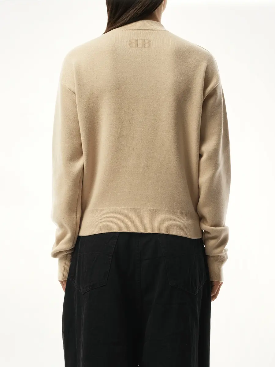 Balenciaga Cropped Sweater | Thumbnail 6 Balenciaga Cropped Sweater | Thumbnail 6