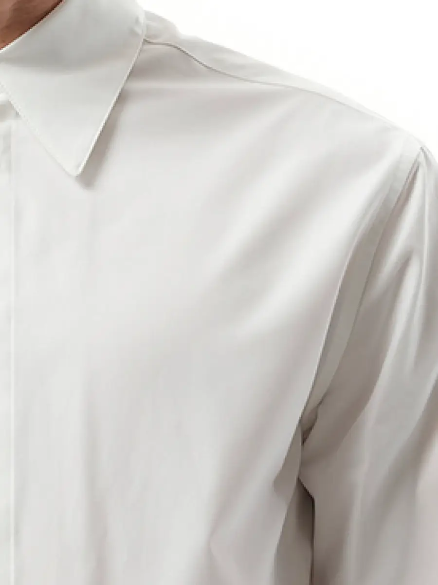 Jil Sander Regular Shirt 130 in Optic White | Thumbnail 2