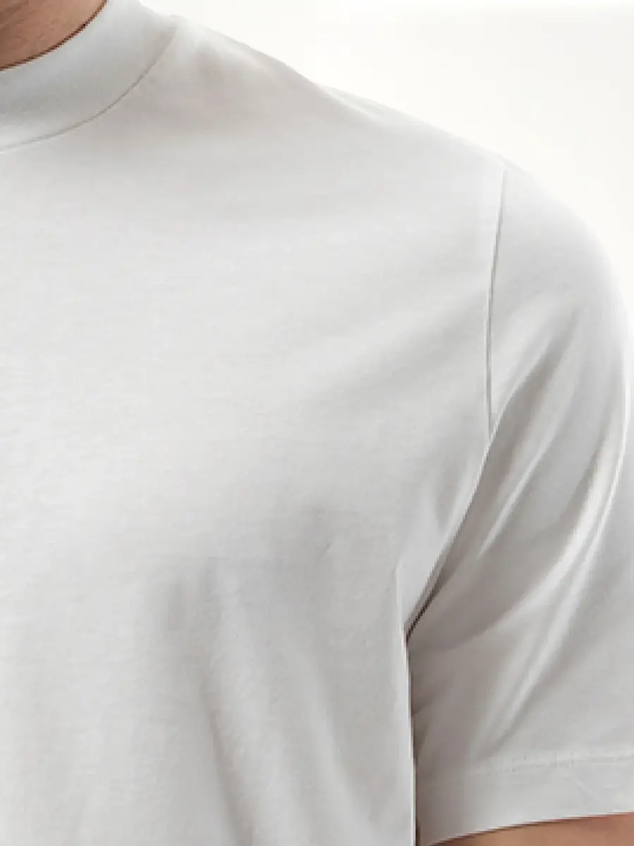 Jil Sander Basic T-shirt in Optic White | Thumbnail 2 Jil Sander Basic T-shirt in Optic White | Thumbnail 2