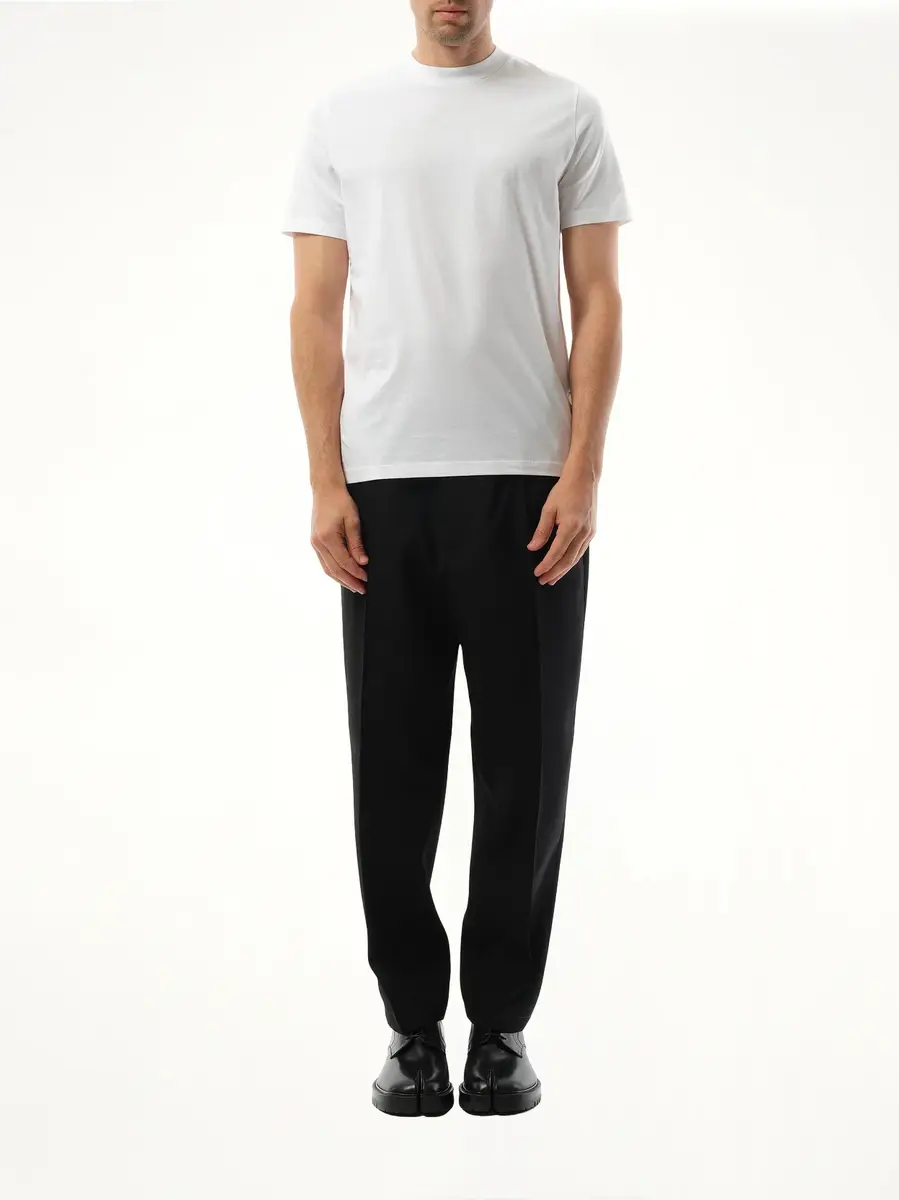 Jil Sander Basic T-shirt in Optic White | Thumbnail 4 Jil Sander Basic T-shirt in Optic White | Thumbnail 4