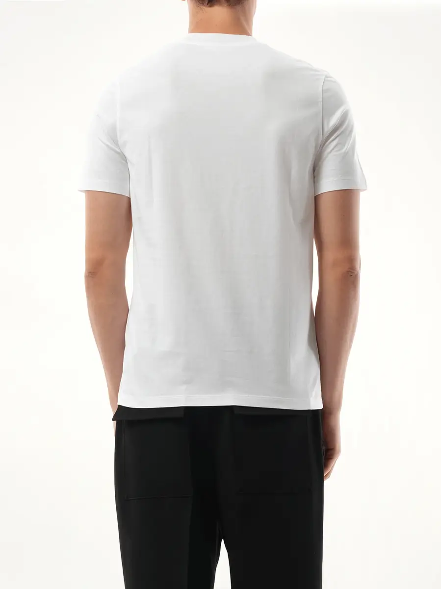 Jil Sander Basic T-shirt in Optic White | Thumbnail 6 Jil Sander Basic T-shirt in Optic White | Thumbnail 6