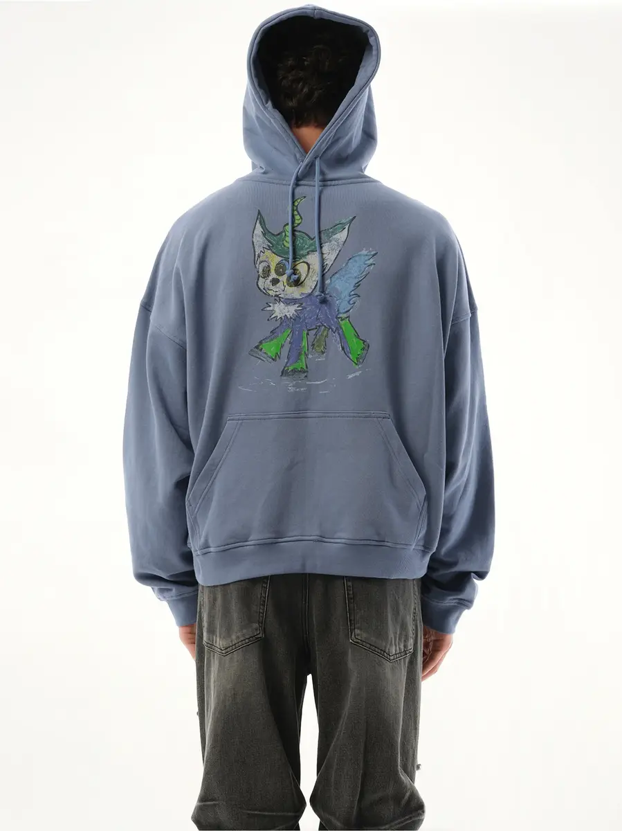 We11Done Twin All Around Hoodie Zip-up in Sky | Thumbnail 6 We11Done Twin All Around Hoodie Zip-up in Sky | Thumbnail 6