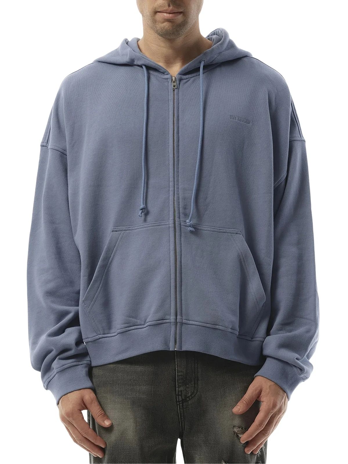 We11Done Twin All Around Hoodie Zip-up in Sky