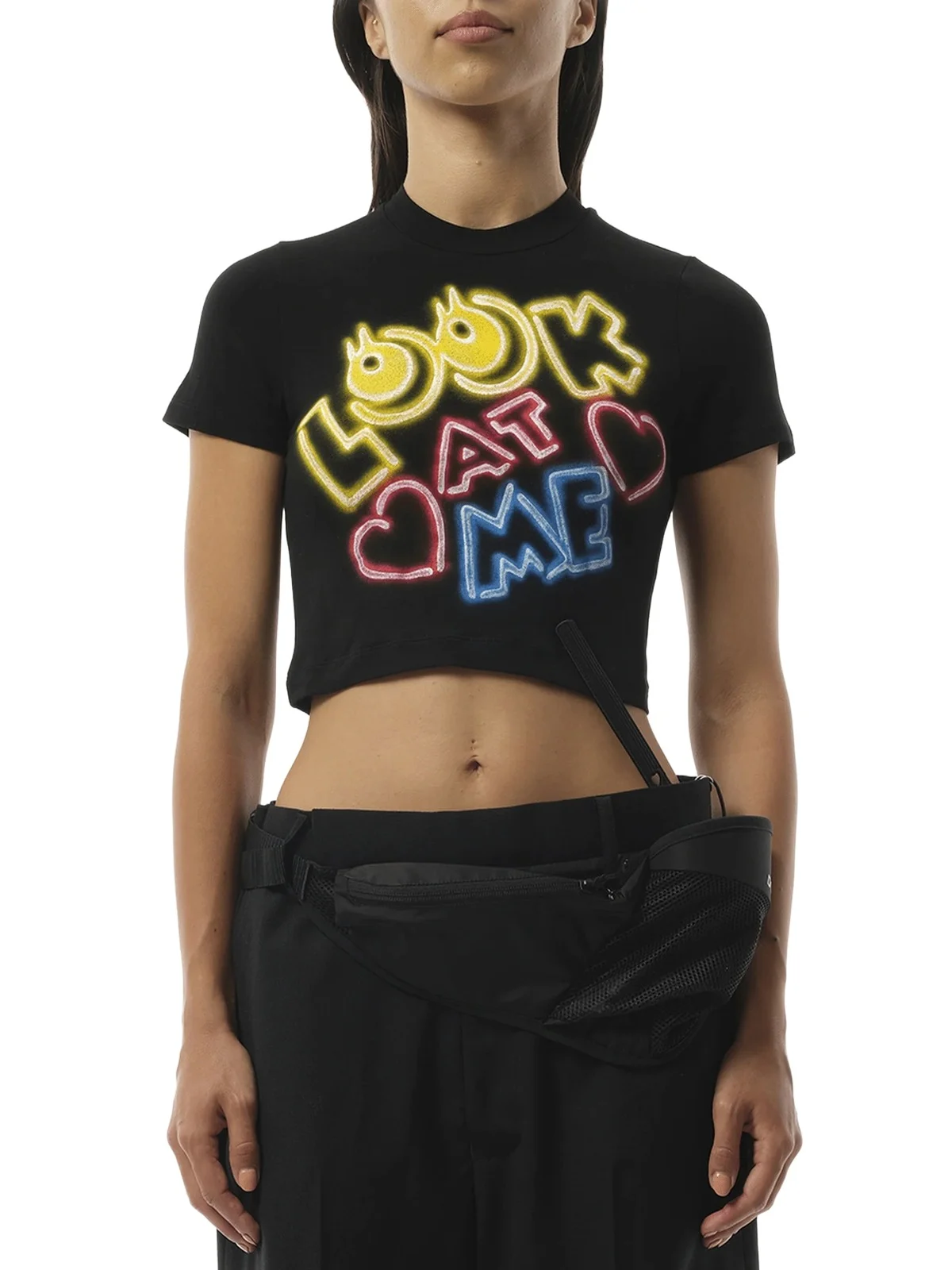 DOUBLET English Fan-service Neon Paint T-shirt