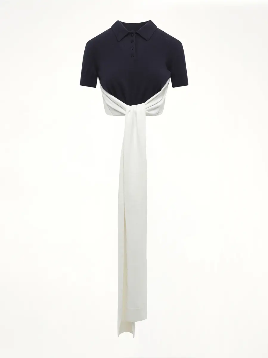 Loewe Polo Sweater in Navy/ecru | Thumbnail 3 Loewe Polo Sweater in Navy/ecru | Thumbnail 3