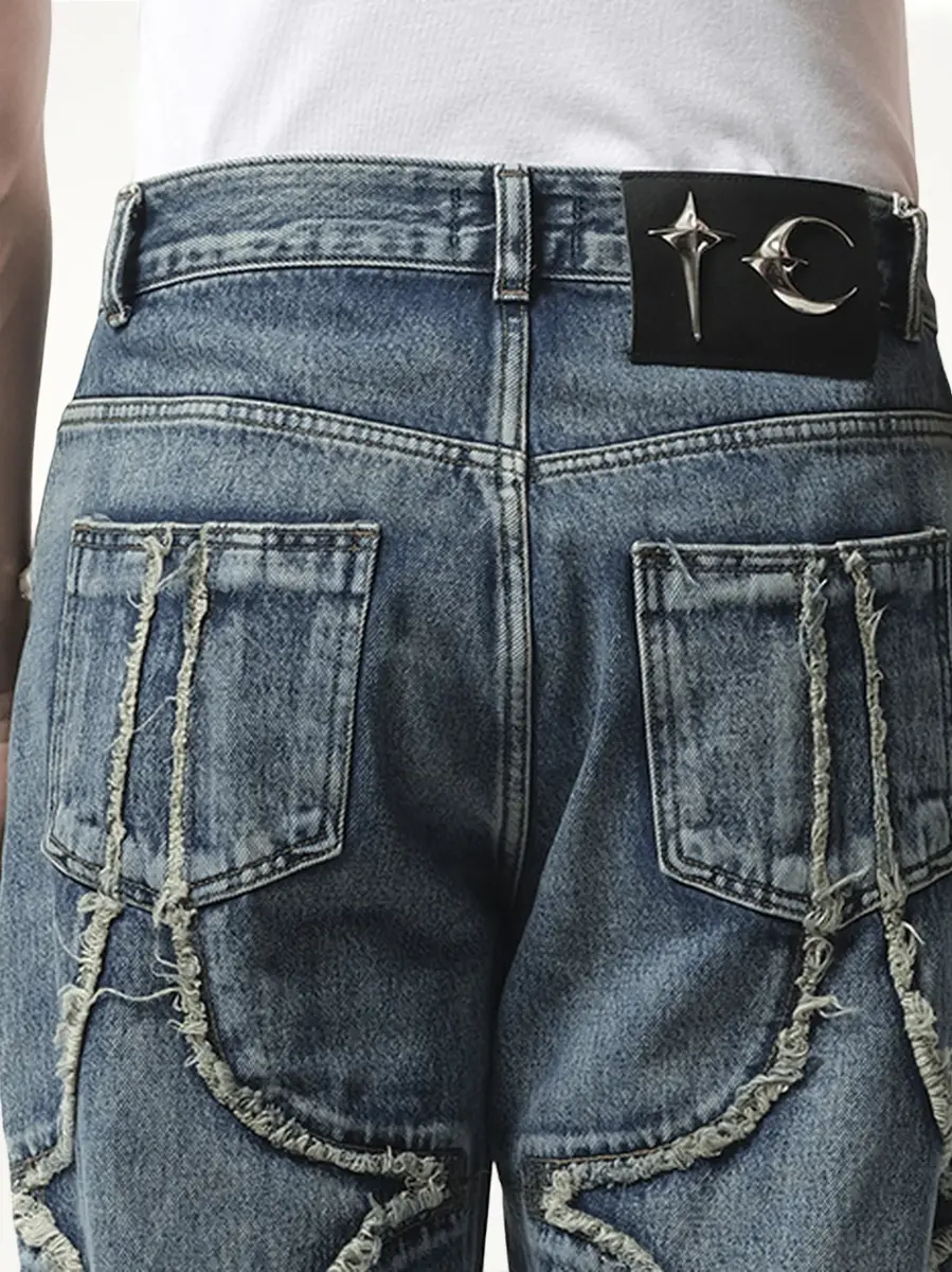 THUG CLUB Tribal Denim Pants | Thumbnail 2