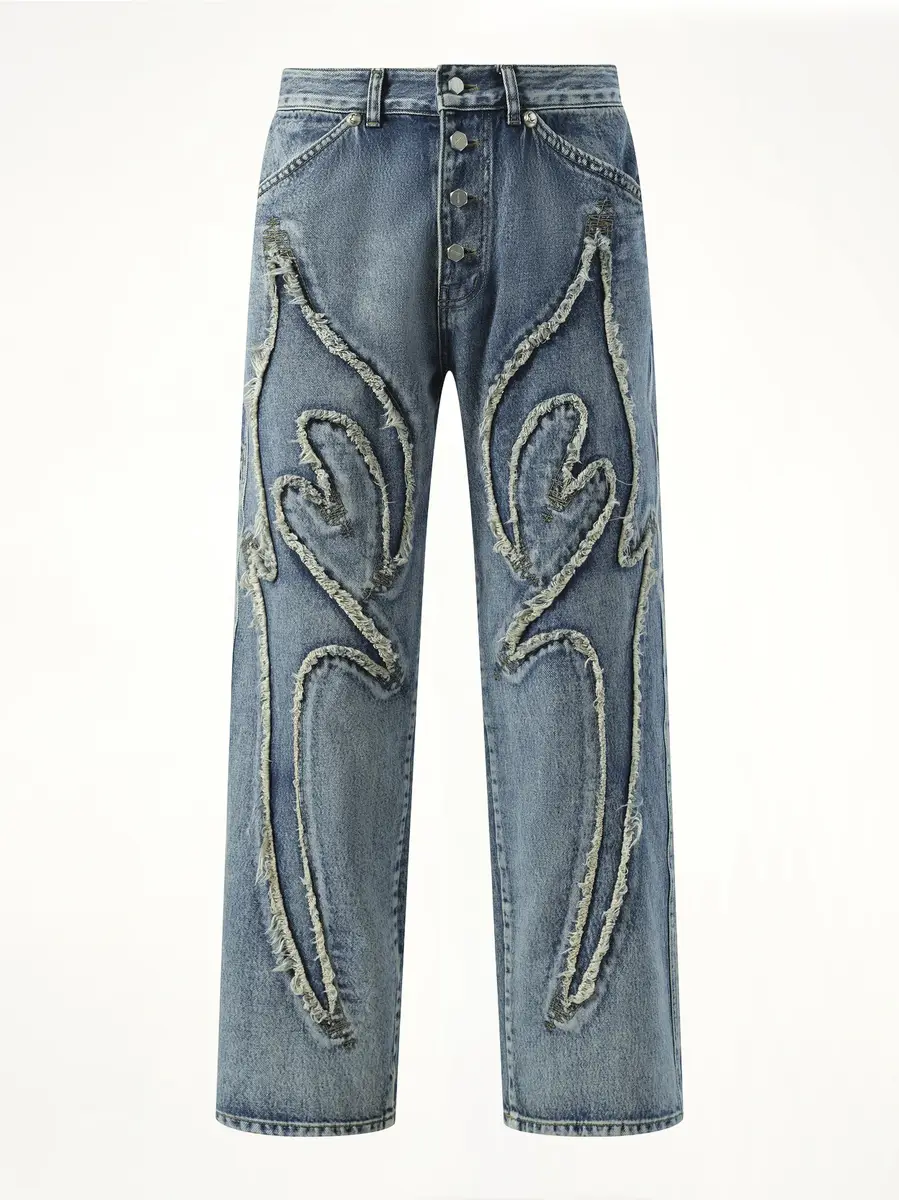 THUG CLUB Tribal Denim Pants | Thumbnail 3