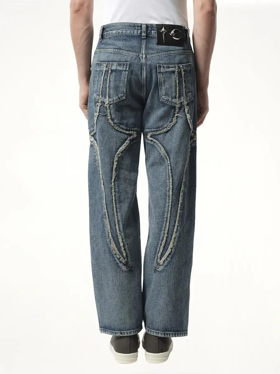 THUG CLUB Tribal Denim Pants | Thumbnail 6