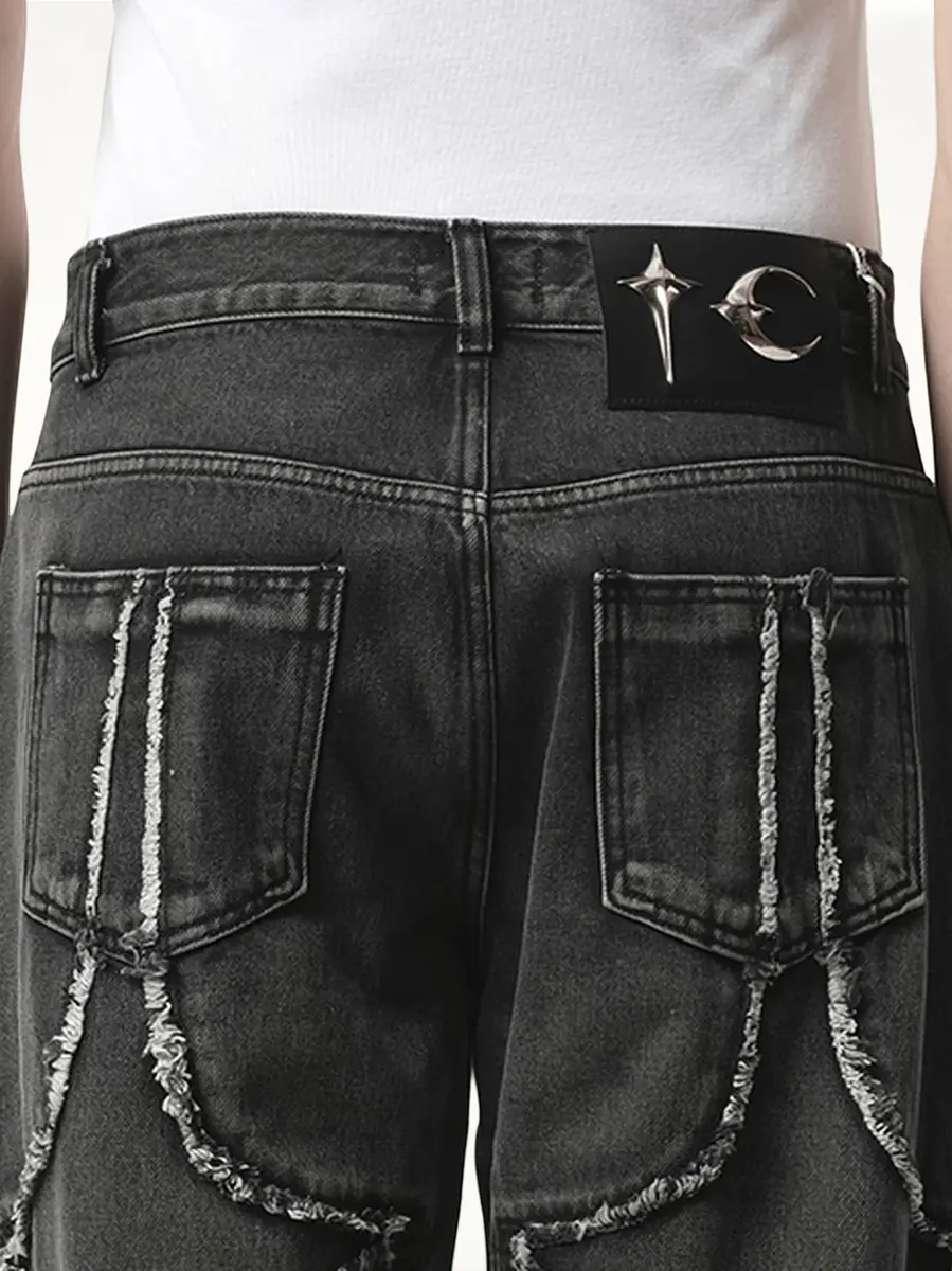 THUG CLUB Tribal Denim Pants | Thumbnail 2