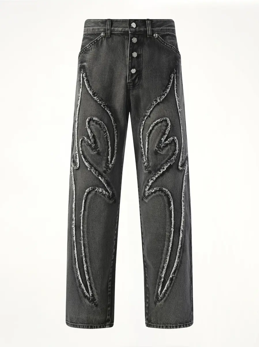 THUG CLUB Tribal Denim Pants | Thumbnail 3