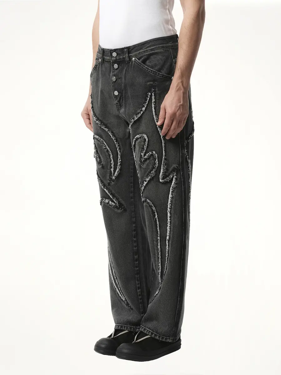 THUG CLUB Tribal Denim Pants | Thumbnail 5