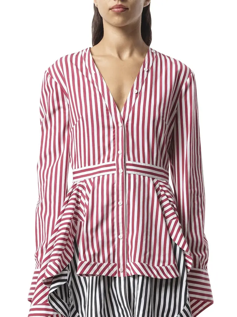 Alexander McQueen Stripe Shirt Dress | Image 1 Alexander McQueen Stripe Shirt Dress | Image 1