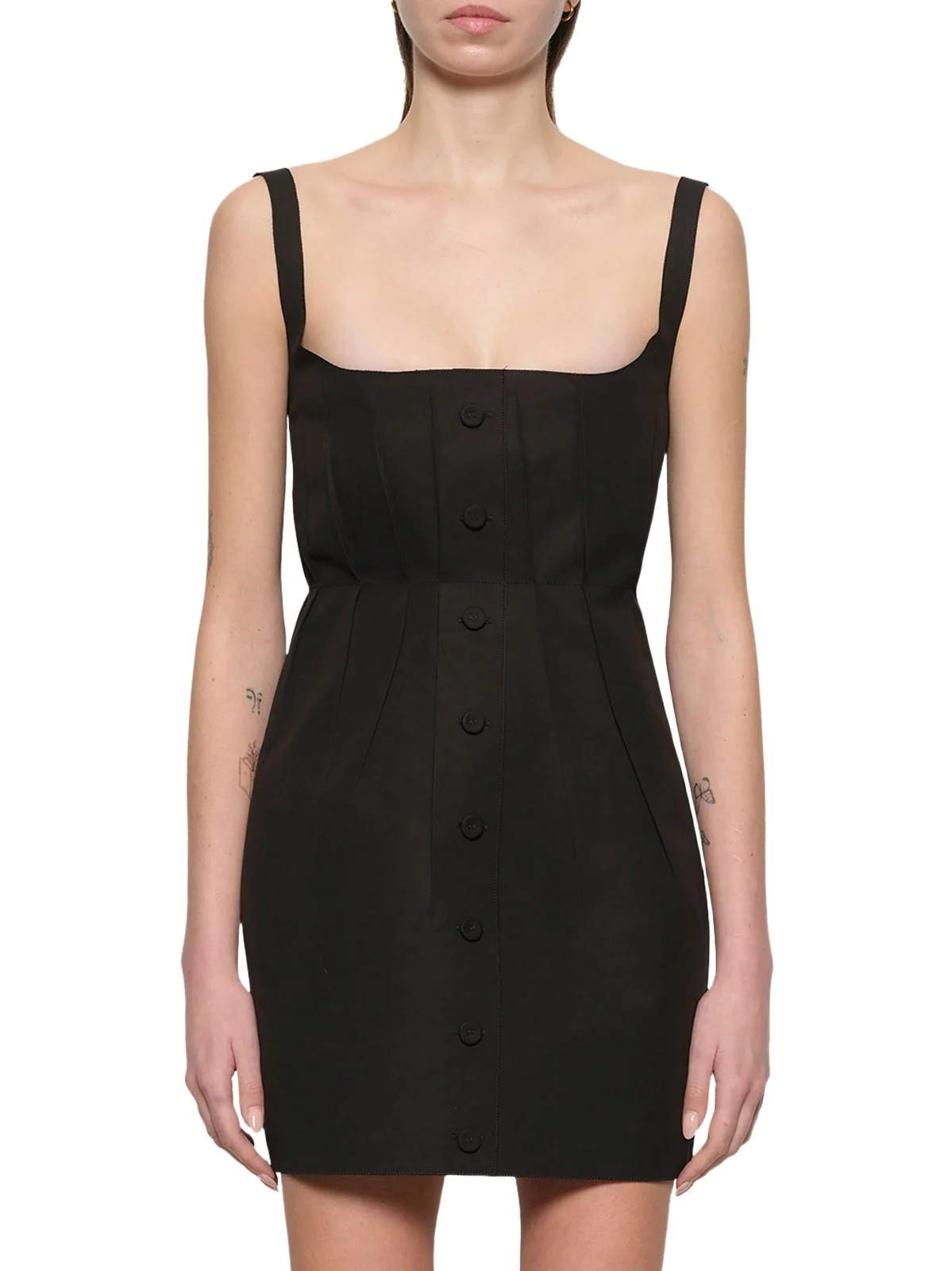 Marni Bonded Cotton Poplin Dress | Thumbnail 1 Marni Bonded Cotton Poplin Dress | Thumbnail 1