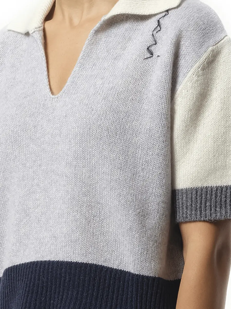 Marni V Neck Boxy Sweater in Sodium | Thumbnail 2 Marni V Neck Boxy Sweater in Sodium | Thumbnail 2