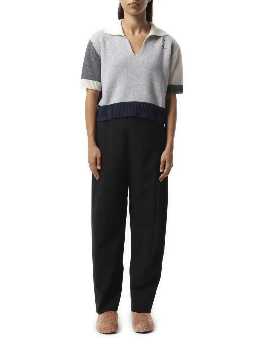 Marni V Neck Boxy Sweater in Sodium | Thumbnail 4 Marni V Neck Boxy Sweater in Sodium | Thumbnail 4