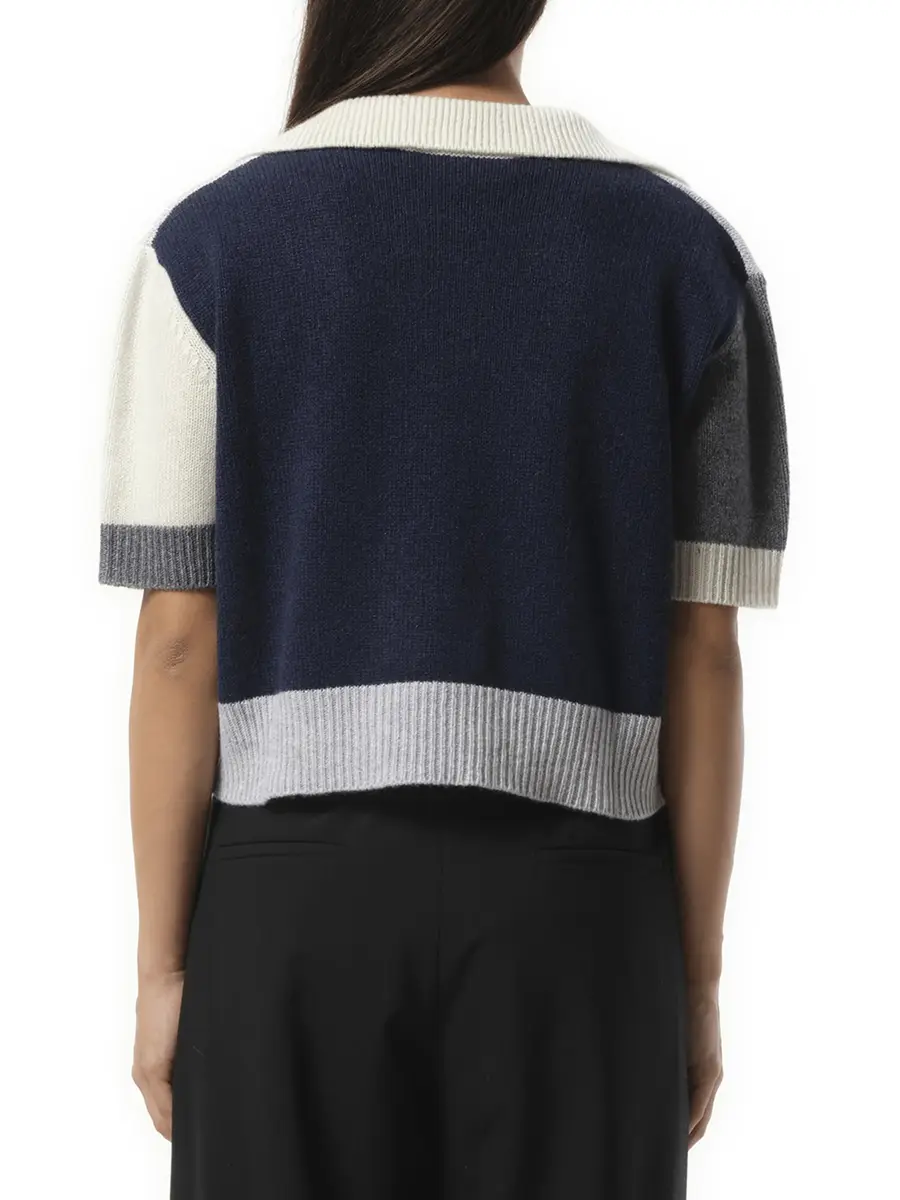 Marni V Neck Boxy Sweater in Sodium | Thumbnail 6 Marni V Neck Boxy Sweater in Sodium | Thumbnail 6