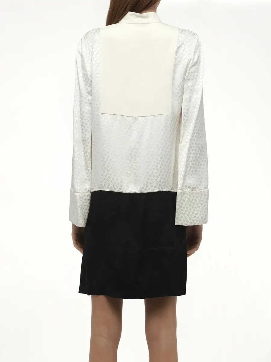 Alexander McQueen Amq - Dress in Bone/blk | Thumbnail 6 Alexander McQueen Amq - Dress in Bone/blk | Thumbnail 6