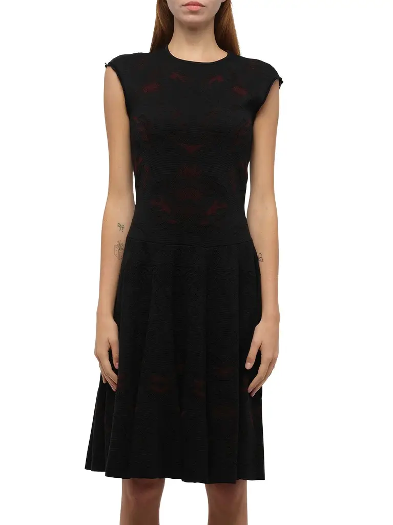 Alexander McQueen Amq - Flower Lace Dress