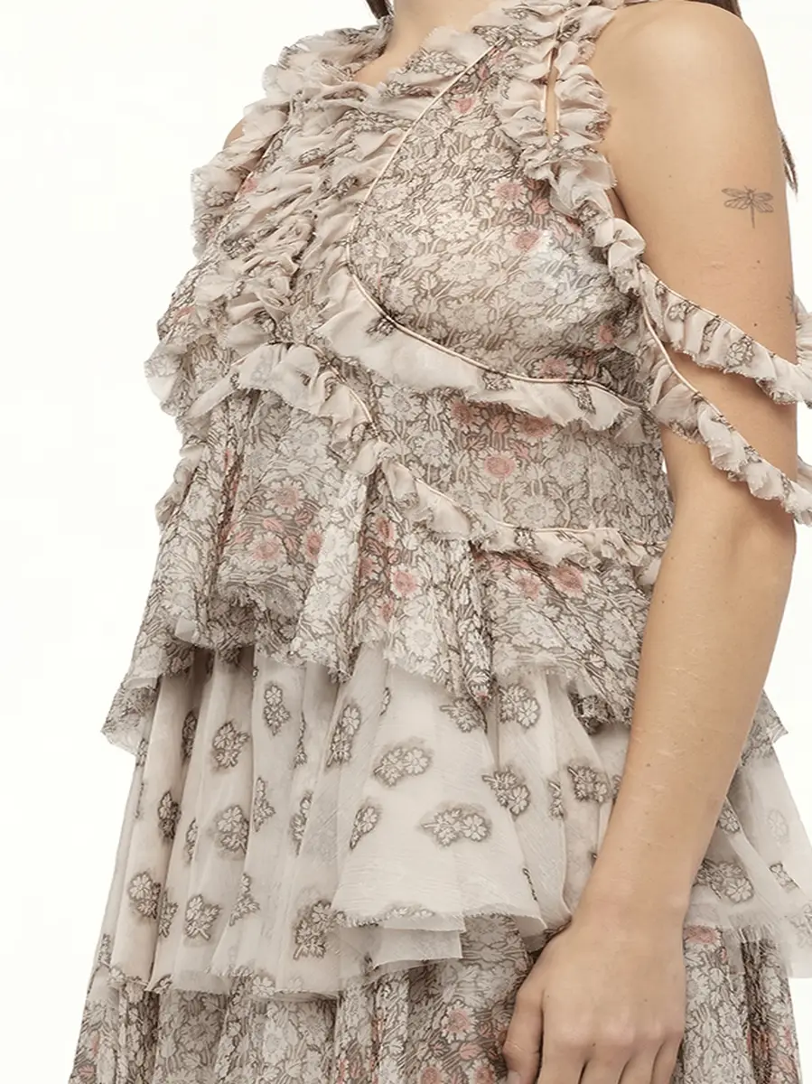 Alexander McQueen Floral Dress | Thumbnail 2 Alexander McQueen Floral Dress | Thumbnail 2