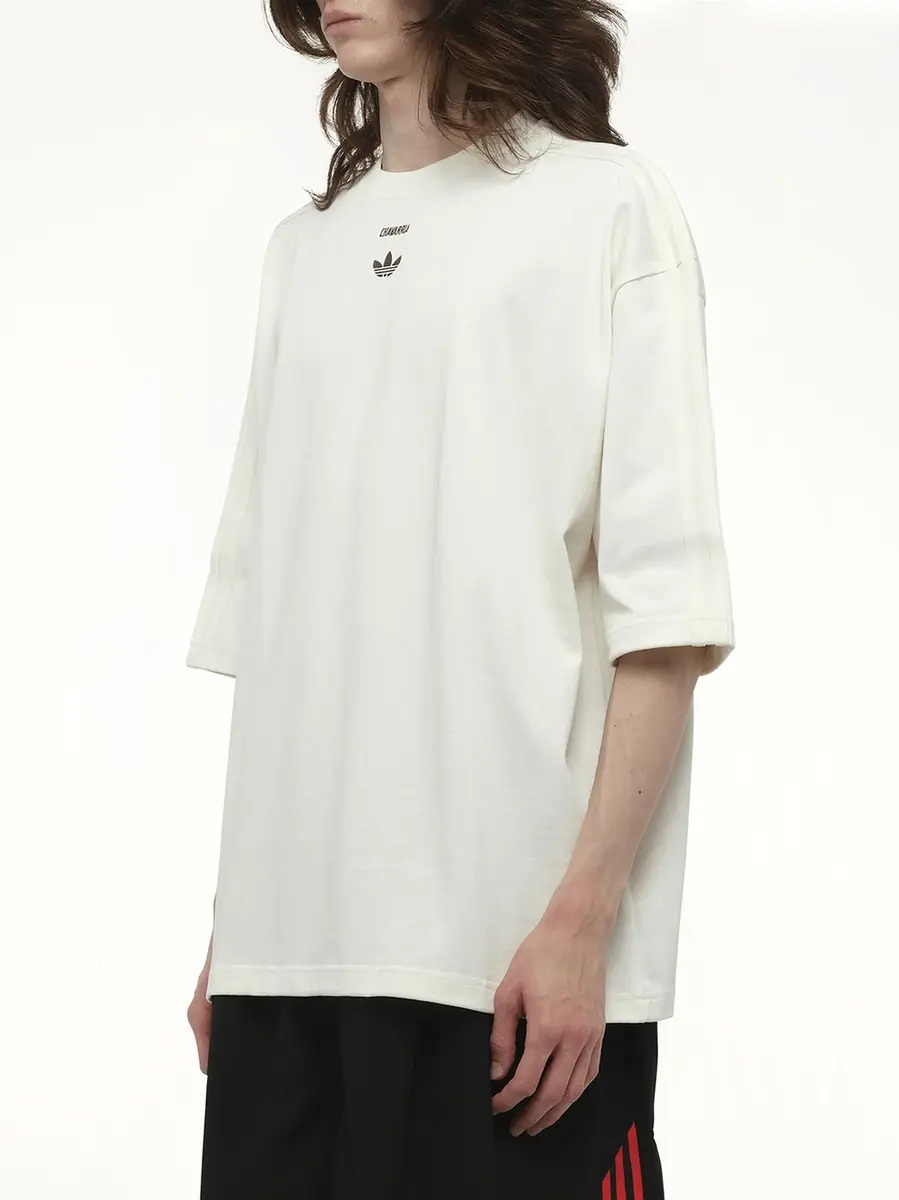 Willy Chavarria Adidas X Chavarria S/s T-shirt in Off White | Thumbnail 5 Willy Chavarria Adidas X Chavarria S/s T-shirt in Off White | Thumbnail 5