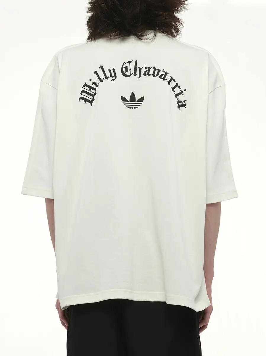 Willy Chavarria Adidas X Chavarria S/s T-shirt in Off White | Thumbnail 6 Willy Chavarria Adidas X Chavarria S/s T-shirt in Off White | Thumbnail 6