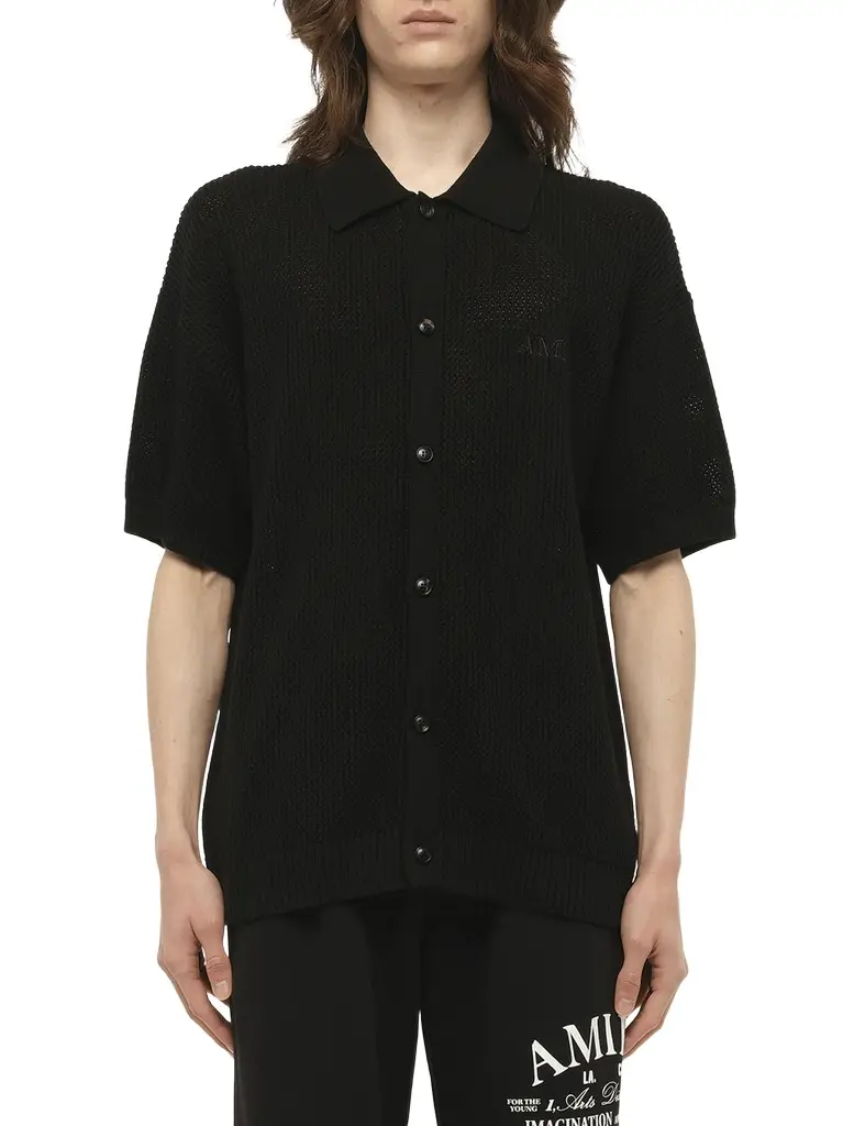 AMIRI Amiri Crochet Mesh Shirt