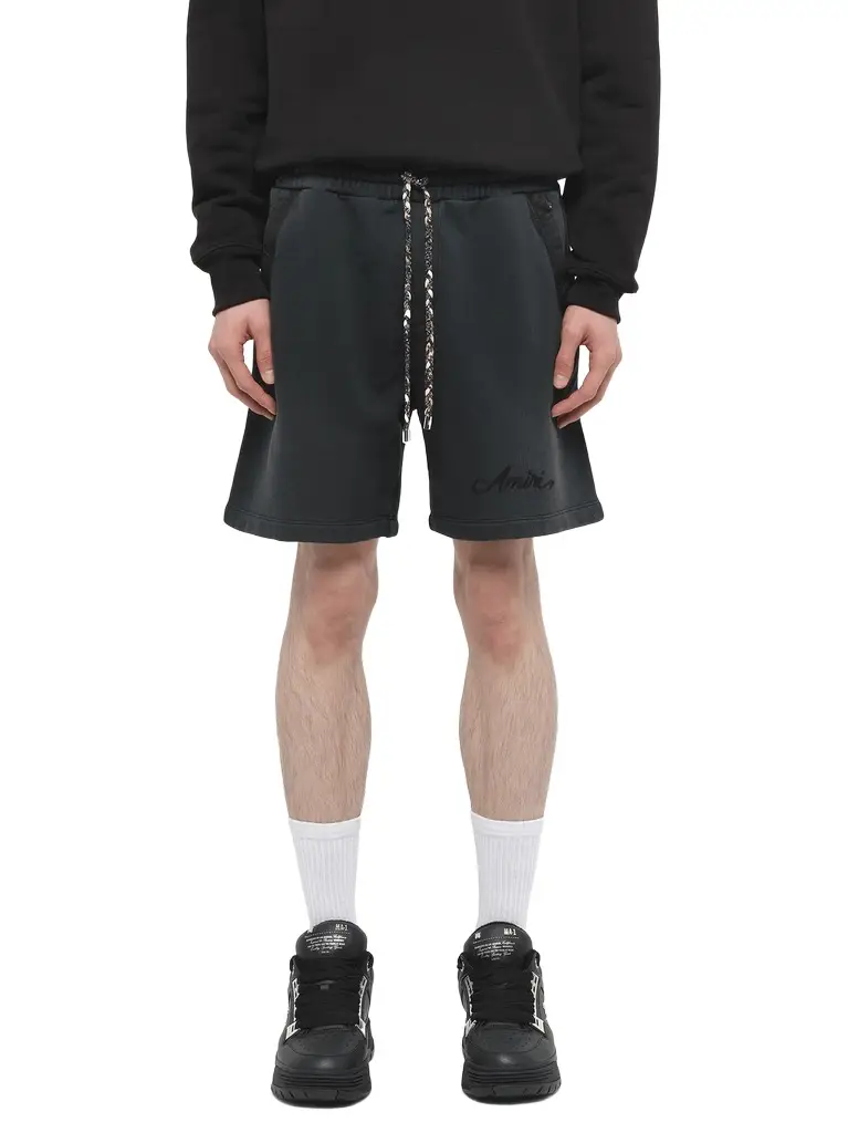 AMIRI Bleach Bandana Shorts | Image 1 AMIRI Bleach Bandana Shorts | Image 1