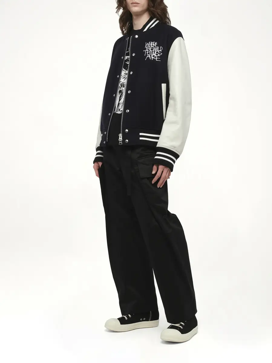 Sacai Where The Wild Things Are Blouson in Navy/off White | Thumbnail 4 Sacai Where The Wild Things Are Blouson in Navy/off White | Thumbnail 4